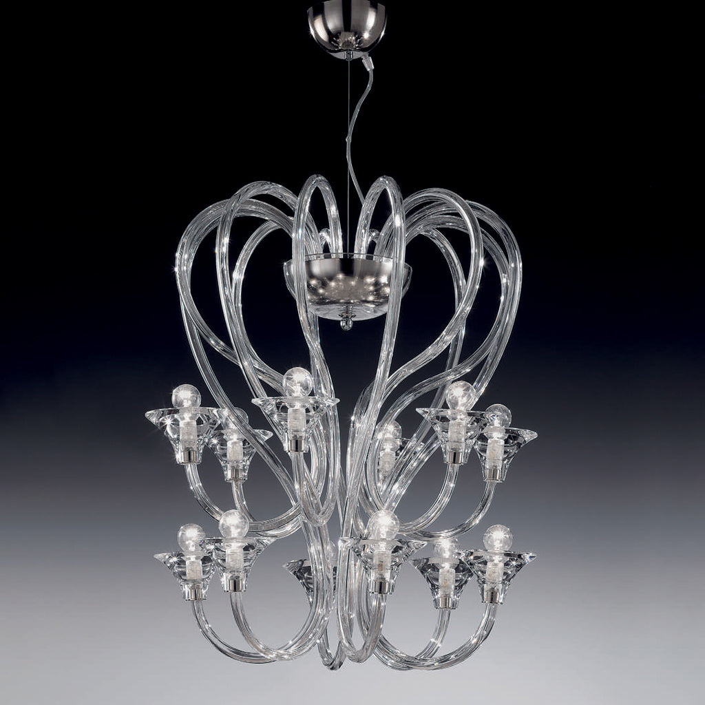 DAMA Trasparente Nickel lucido Dama 6+6L