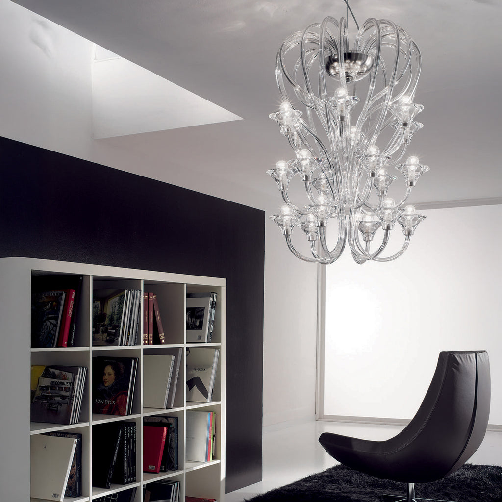 DAMA Trasparente Nickel lucido Dama 6+6+6L