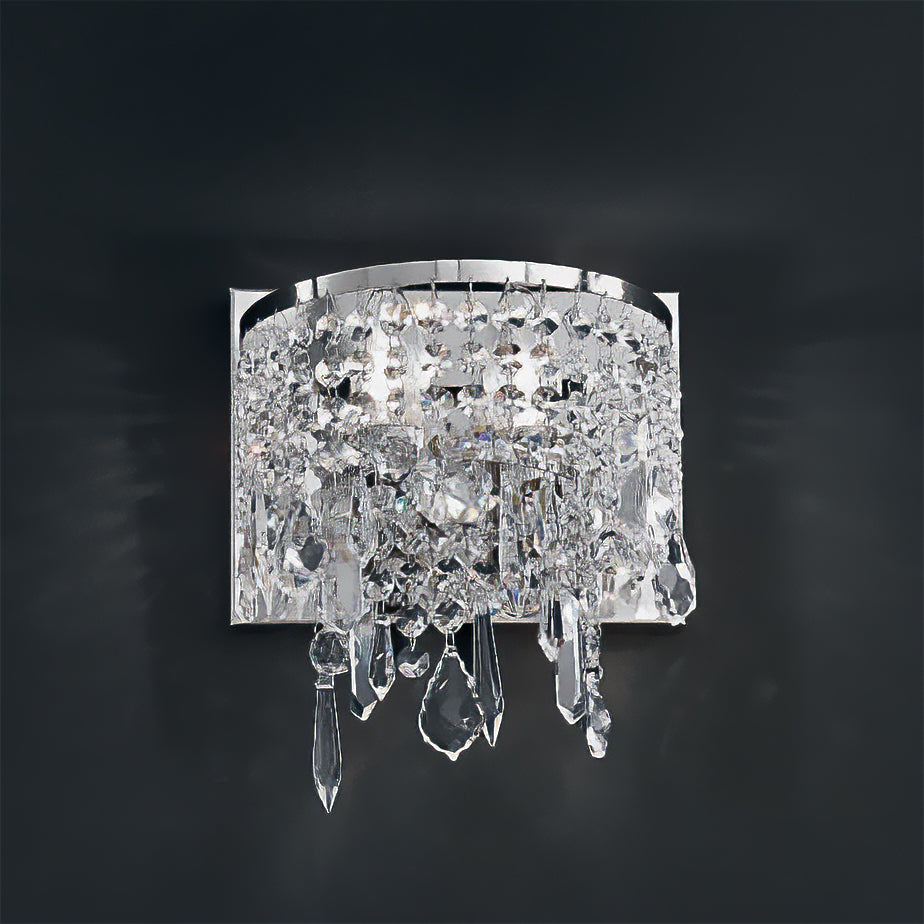 GLICINE applique Trasparente Nickel lucido Glicine Applique L 20 cm - H 19 cm - SP 12 cm