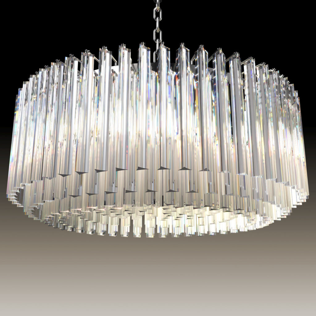 COLOSSEO Trasparente Cromo lucido