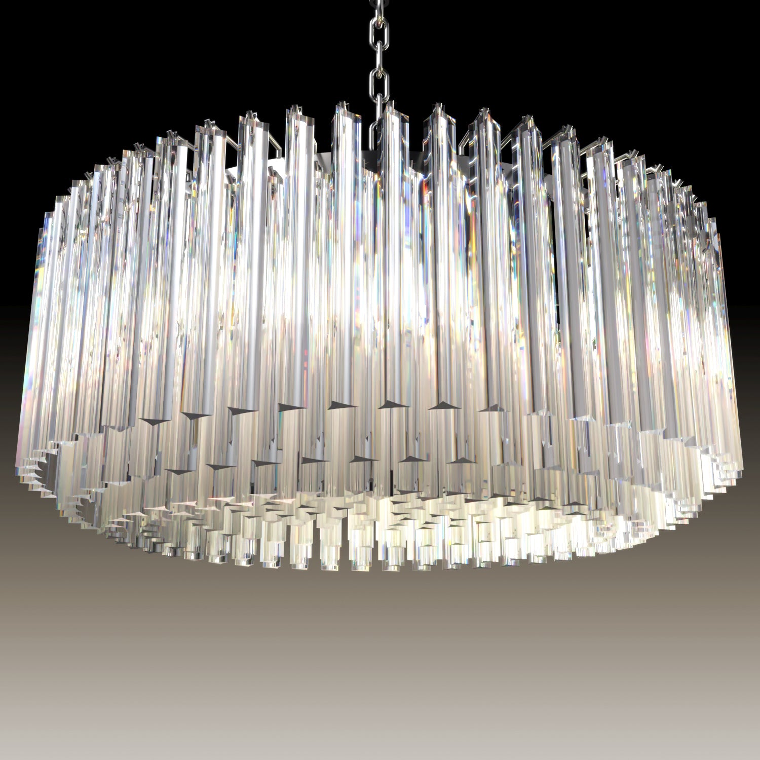 COLOSSEO Trasparente Cromo lucido