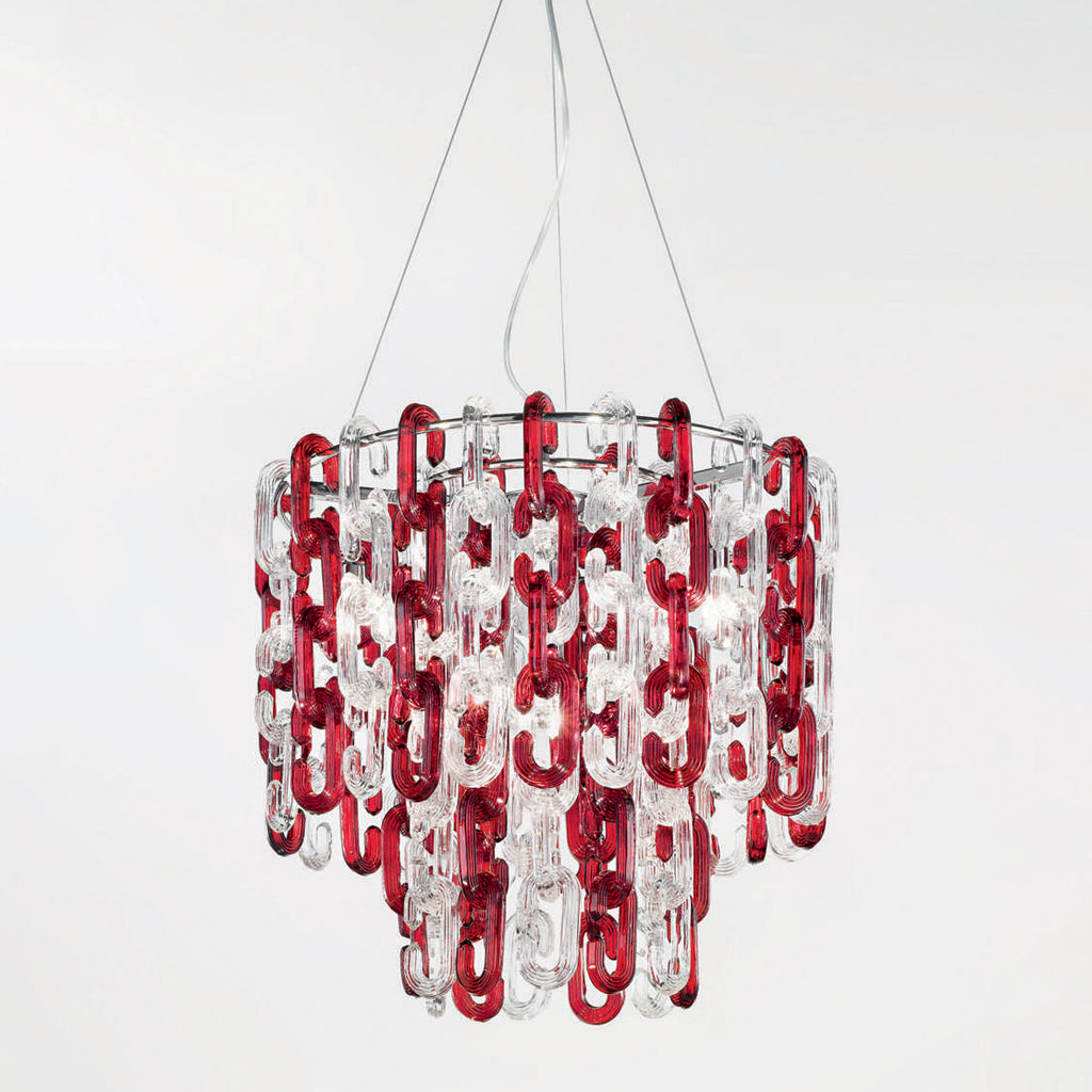 AMARANTO Multicolore Nickel lucido Amaranto Ø 50 cm - H 45 cm