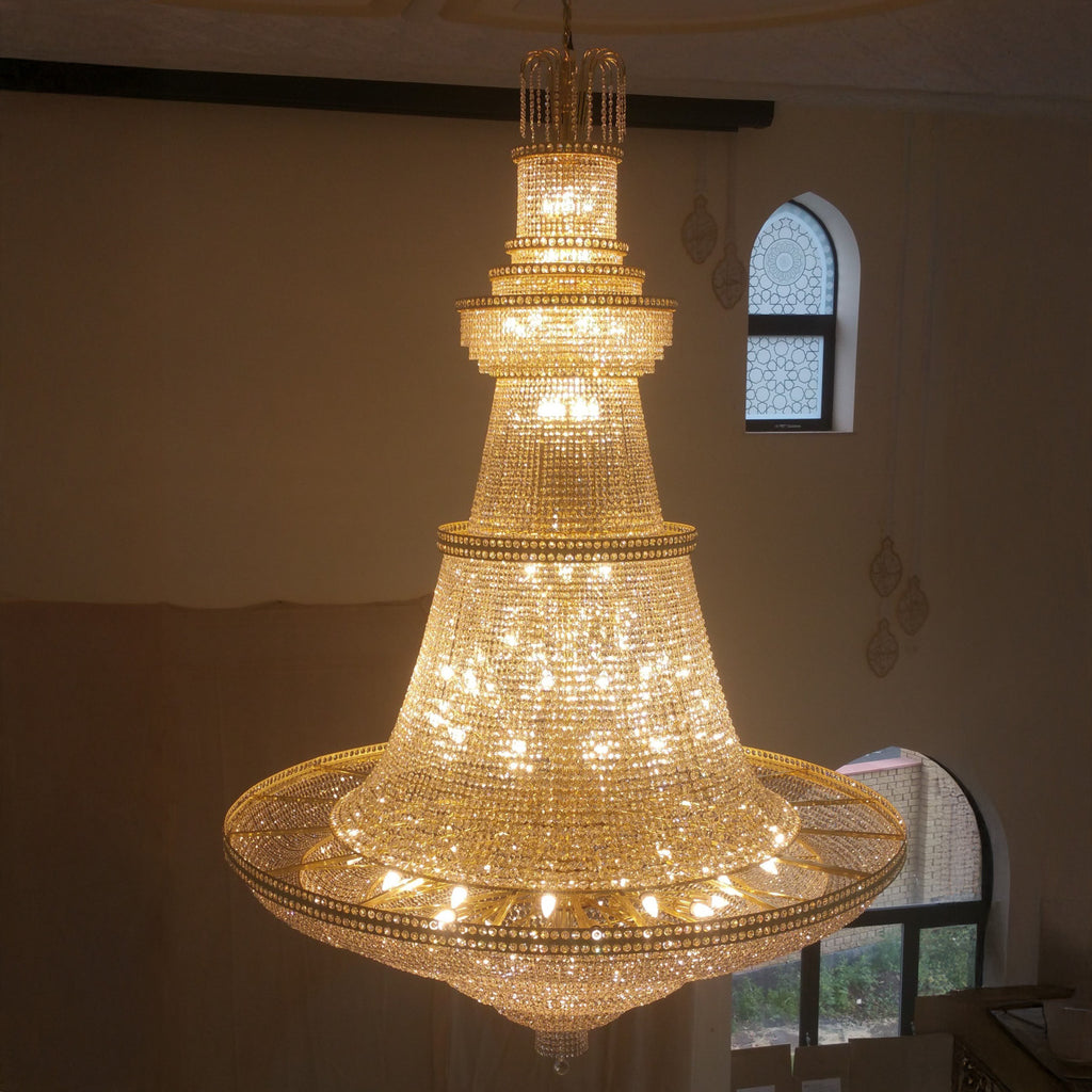 TYRMAND Trasparente Oro lucido 24 carati Tyrmand Ø 200 cm - H 300 cm