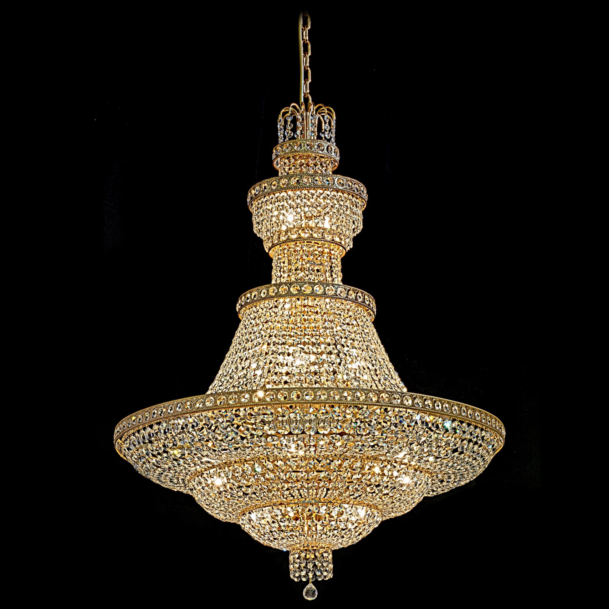 TYRMAND Trasparente Oro lucido 24 carati Tyrmand Ø 80 cm - H 100 cm