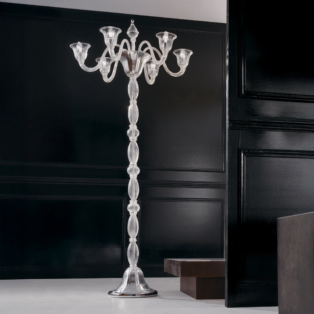 SAN MARCO piantana Trasparente Nickel lucido San Marco Piantana 6L