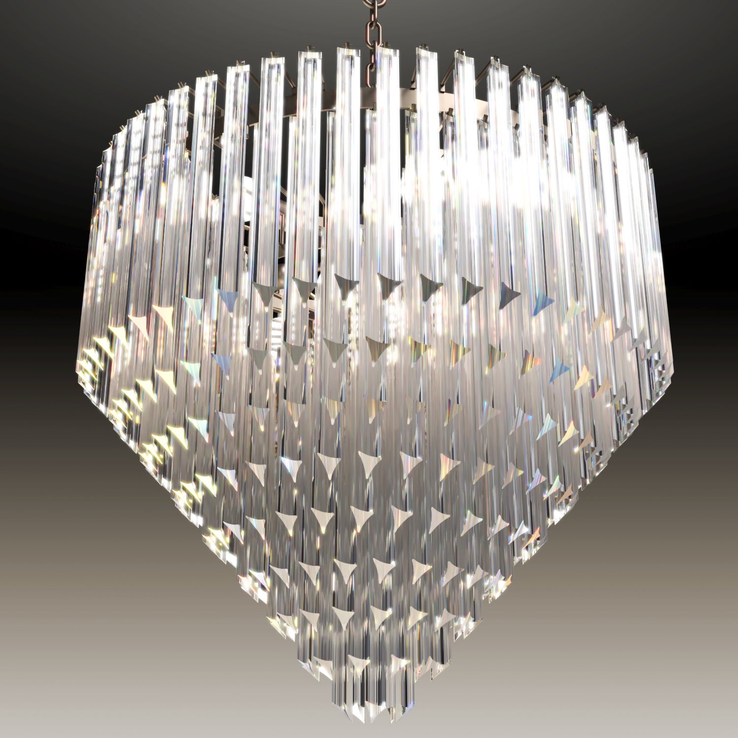 STROBILO Trasparente Cromo lucido