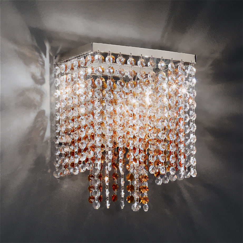 LABURNO applique Ambra Nickel lucido Laburno Applique Quadrata 2L