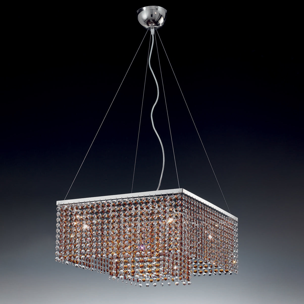 LABURNO Ambra Nickel lucido Laburno Quadrato 6L