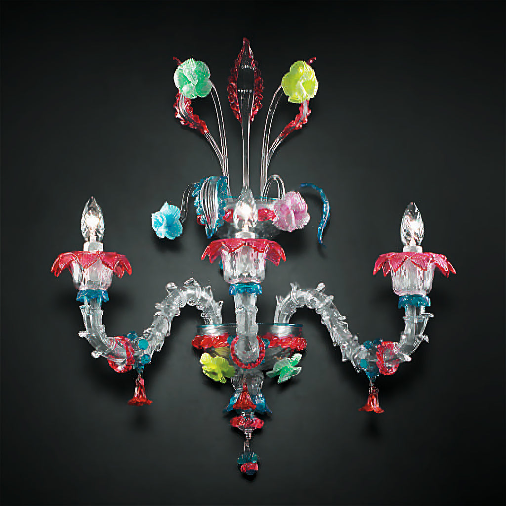 CA REZZONICO applique Multicolore Cromo lucido Ca Rezzonico Applique L 70 cm - H 65 cm - SP 41 cm - 3L