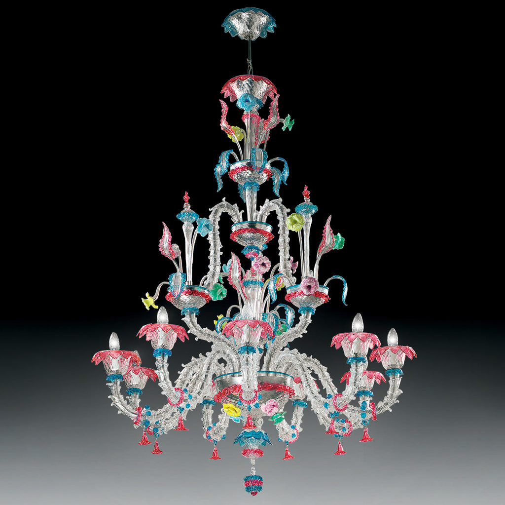 CA REZZONICO Multicolore Cromo lucido Ca Rezzonico Ø 103 cm - H 135 cm - 9L