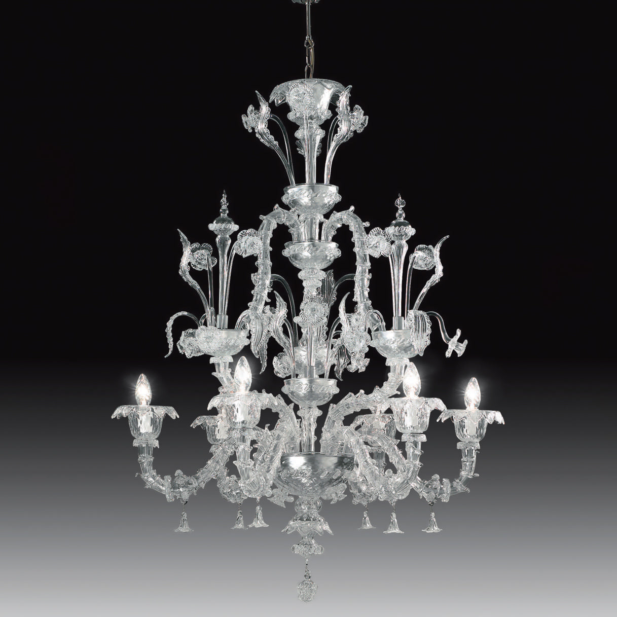 CA REZZONICO Multicolore Cromo lucido Ca Rezzonico Ø 82 cm - H 108 cm - 6L