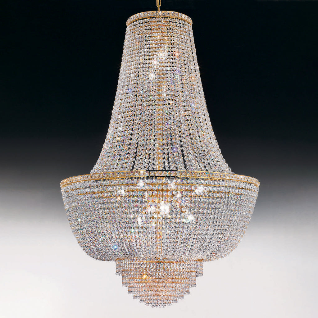 BORODIN Trasparente Oro lucido 24 carati Borodin Ø 61 cm - H 80 cm Impero