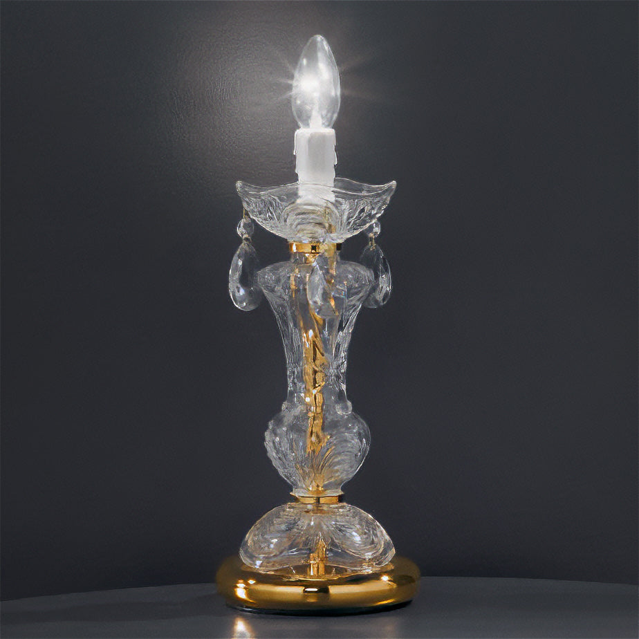 HANNA tavolo Trasparente Oro lucido 24 carati Hanna Tavolo 1L