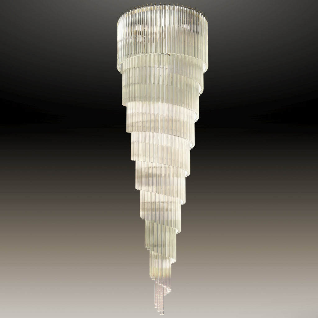 VOLUTA Trasparente Cromo lucido