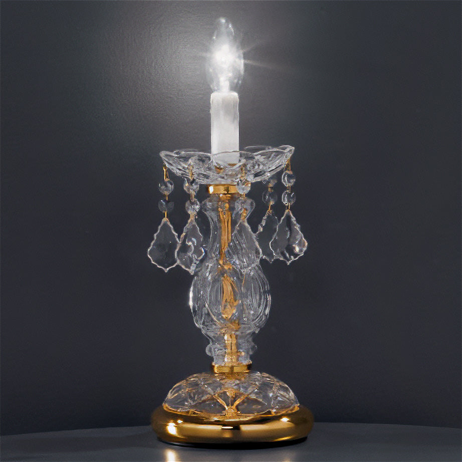 ADELAIDE tavolo Trasparente Oro lucido 24 carati Adelaide Tavolo 1L