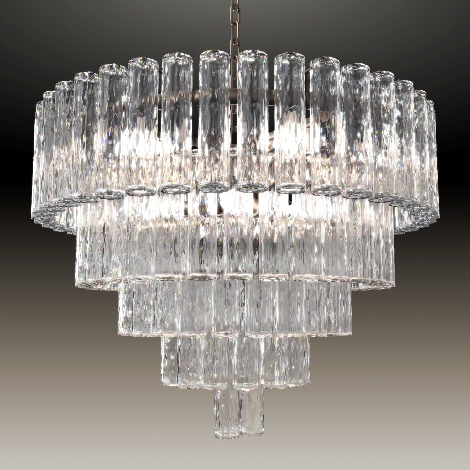 CANNE Trasparente Cromo lucido